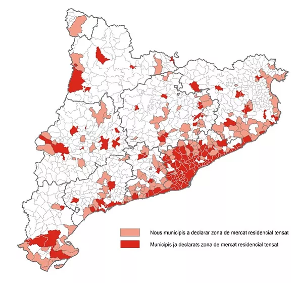 Government Expands Rent-Controlled Areas in Girona with 16 New Municipalities